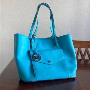 Michael Kors Large Teal Purse